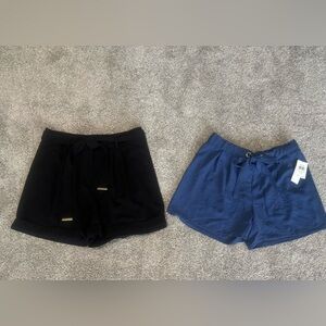 Black and Blue Shorts
